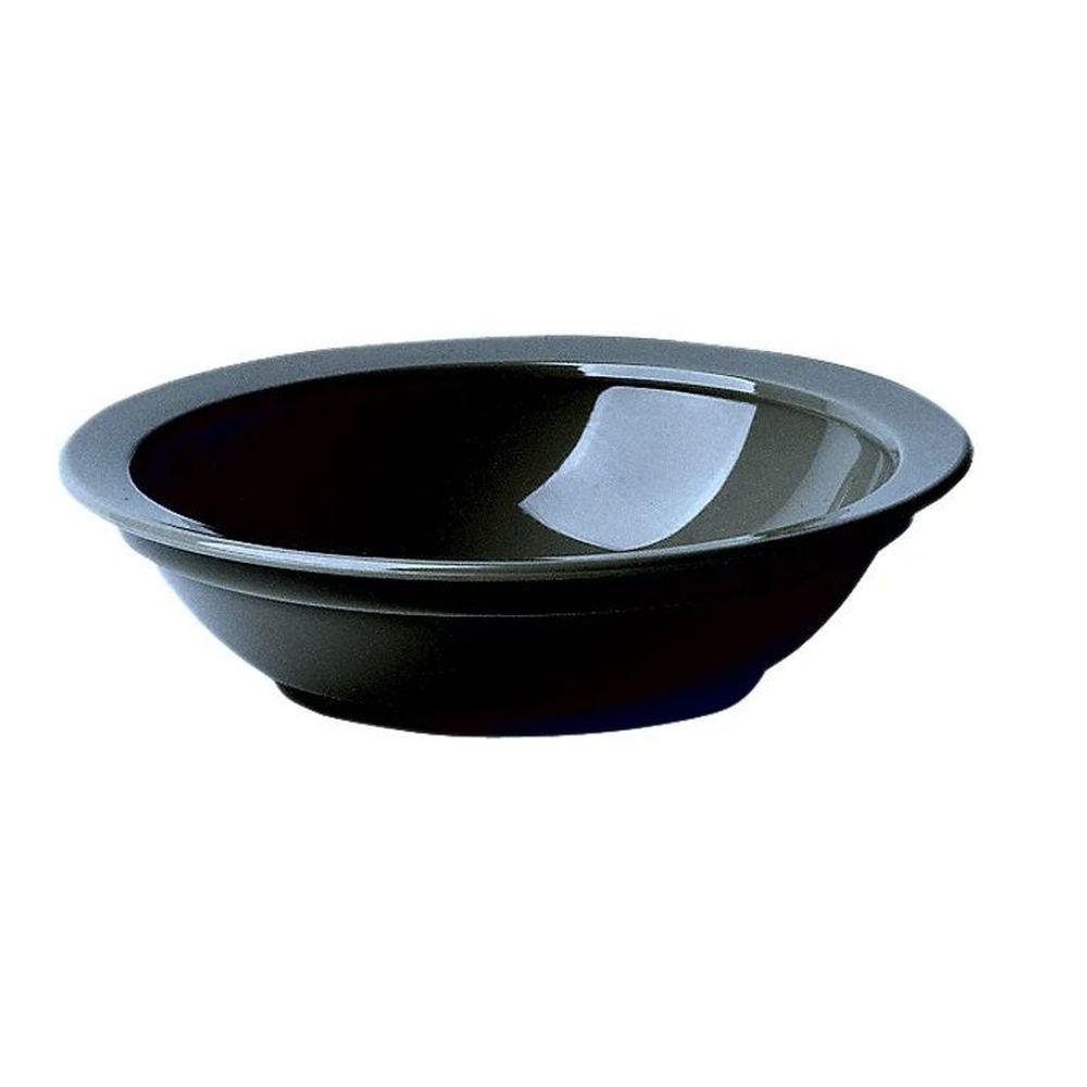 Cambro Camwear Black 10.9 Ounce Grapefruit Round Bowl, 6 Inch Dia. X 1.5 Inch Height -- 48 Per Case