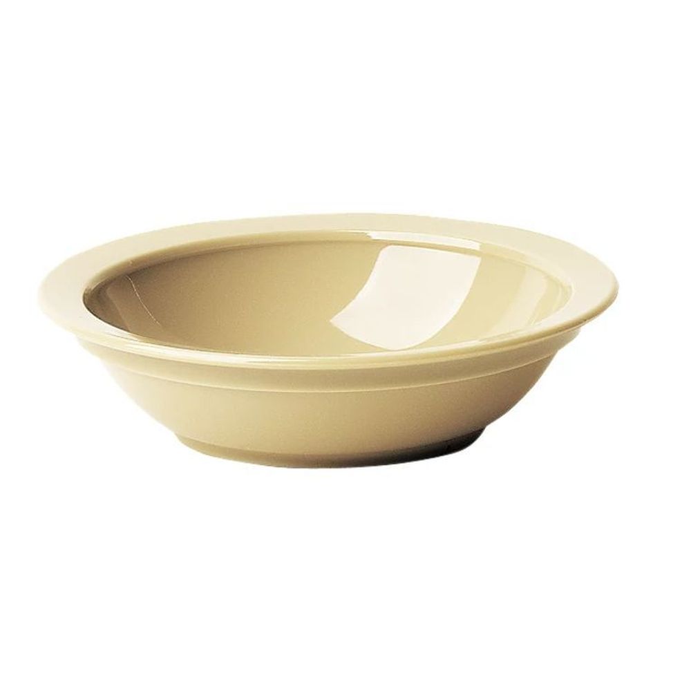 Cambro Camwear 10.9 Ounce Beige Grapefruit Round Bowl, 6 Inch Dia. X 1.5 Inch Height -- 48 Per Case