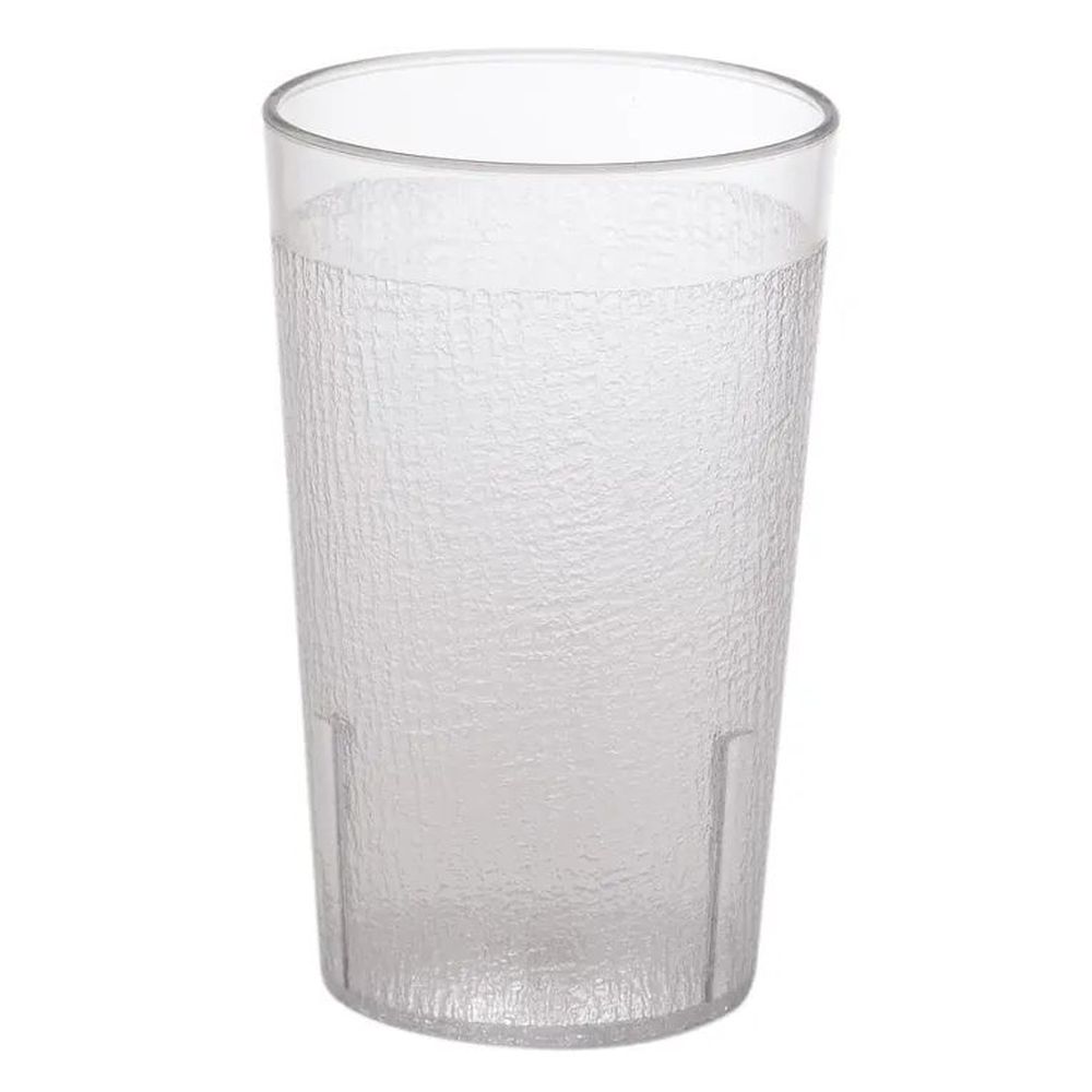 Cambro Camwear Clear San Plastic 9.6 Ounce Tumbler, 2 3?4 Inch Dia. X 4 3?8 Inch Height -- 48 Per Case