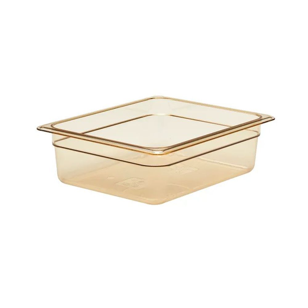 Cambro H-pan Amber Gn 1/2 Half Size 6.3 Quart High Heat Food Pan, 10 7/16 X 12 3/4 X 4 Inch -- 6 Per Case