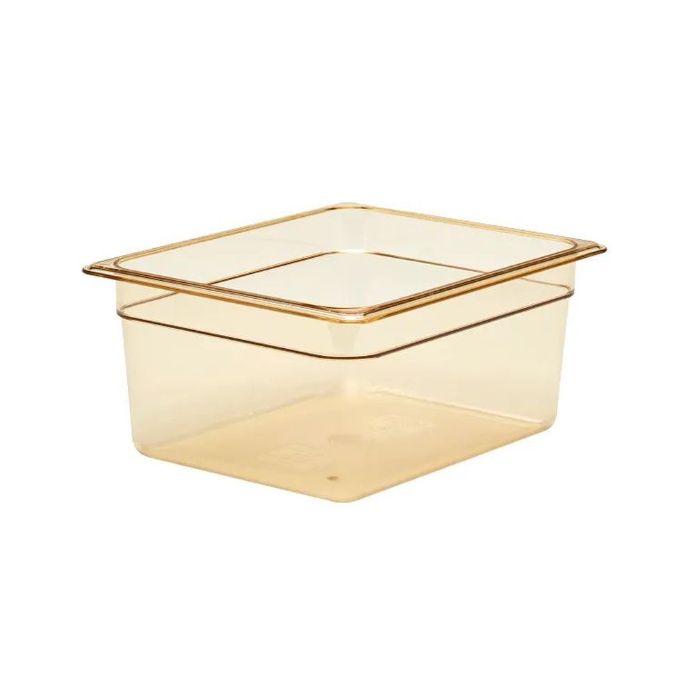 Cambro H-pan Amber Gn 1/2 Half Size 9.4 Quart High Heat Food Pan, 10 7/16 X 12 3/4 X 6 Inch -- 6 Per Case