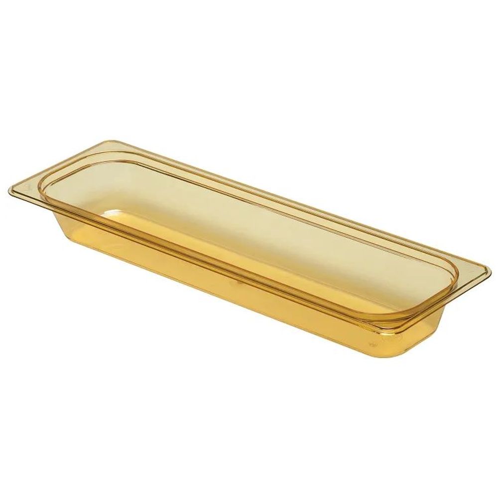 Cambro H-pan Amber Gn 1/2 Half Size Long 3.2 Quart High Heat Food Pan, 6 3/8 X 20 7/8 X 2 1/2 Inch -- 6 Per Case