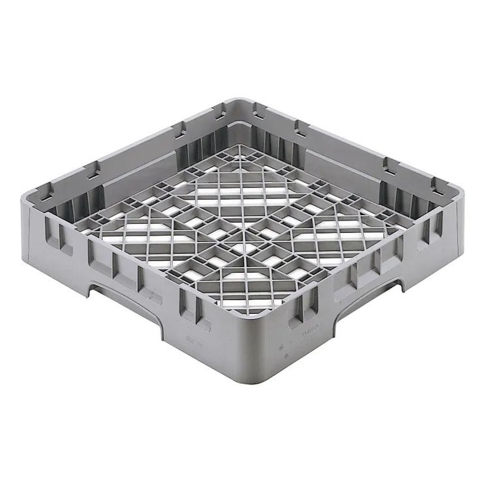 Cambro Camrack Soft Gray Polypropylene Full Size No Extender Base Rack, 19 3/4 X 19 3/4 X 4 Inch -- 6 Per Case