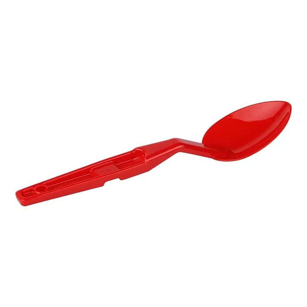 Cambro Camwear Red Solid Deli Serving Spoon, 11 Inch -- 12 Per Case