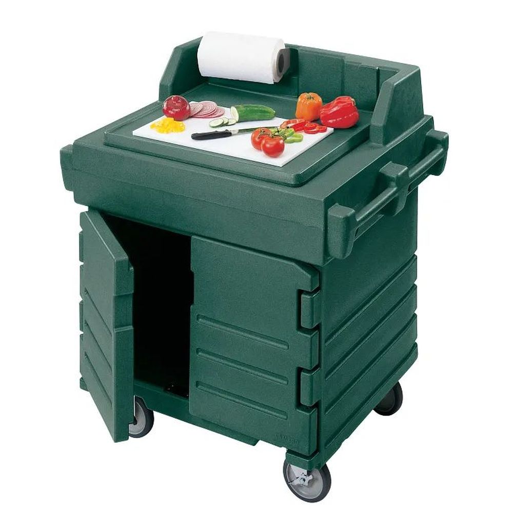 Cambro Camkiosk Kentucky Green Polyethylene Work Station, 40 9/16 X 33 X 45 1/2 Inch