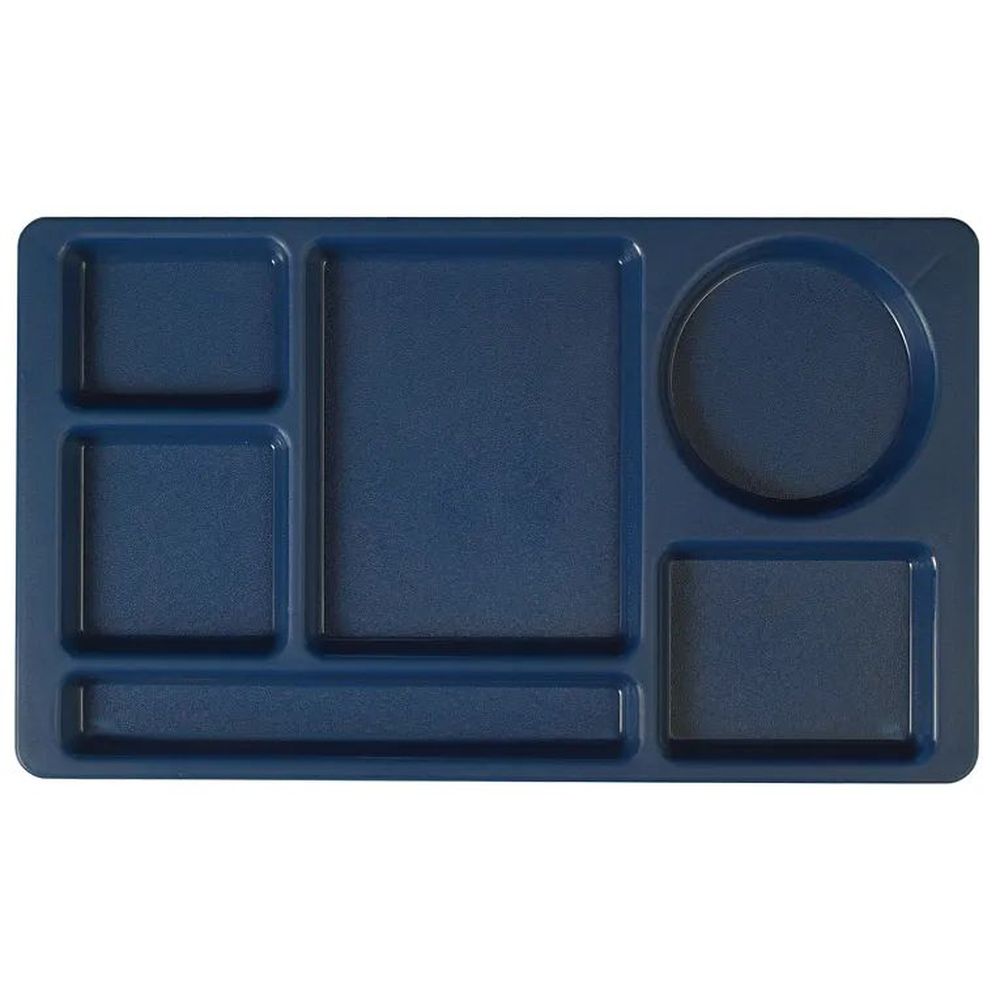 Cambro Navy Blue Co-polymer 2 X 2 School Compartment Tray, 15 X 8 3/4 Inch -- 24 Per Case