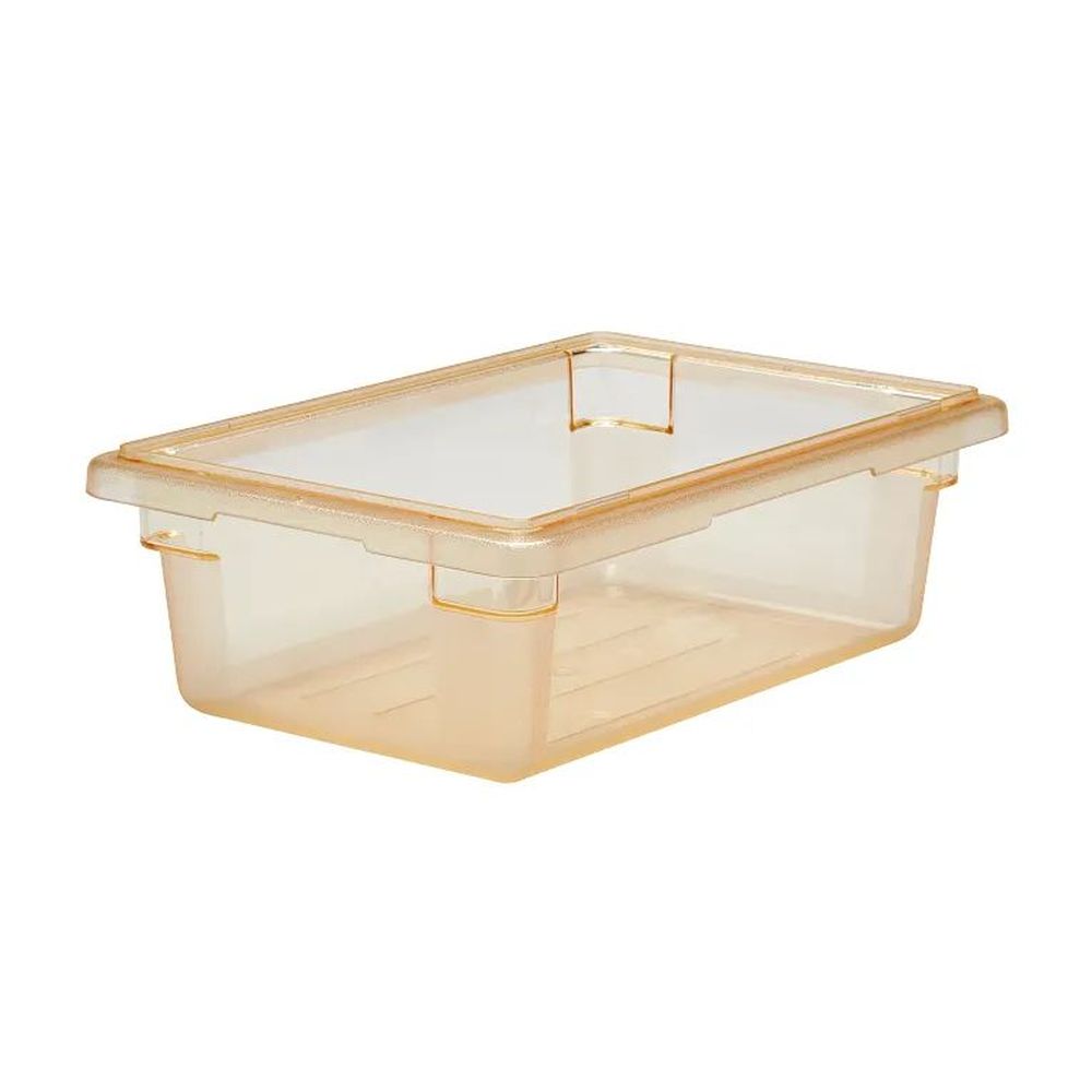 Cambro Camwear Safety Yellow Polycarbonate Food Storage Box, 18 X 12 X 6 Inch -- 6 Per Case