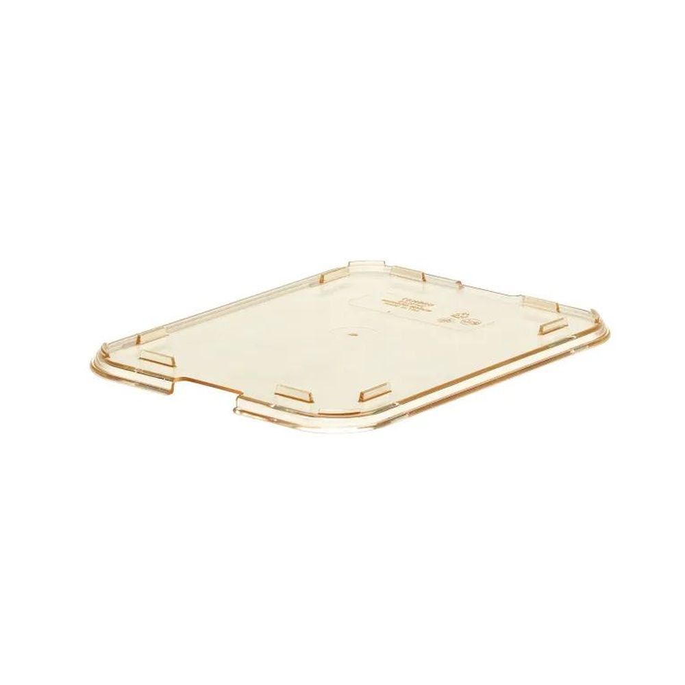 Cambro Amber Heat Resistant Plastic Lid For 853fh Meal Delivery Insert Tray, 63?4 X 8 13?16 X 1?4 Inch -- 24 Per Case