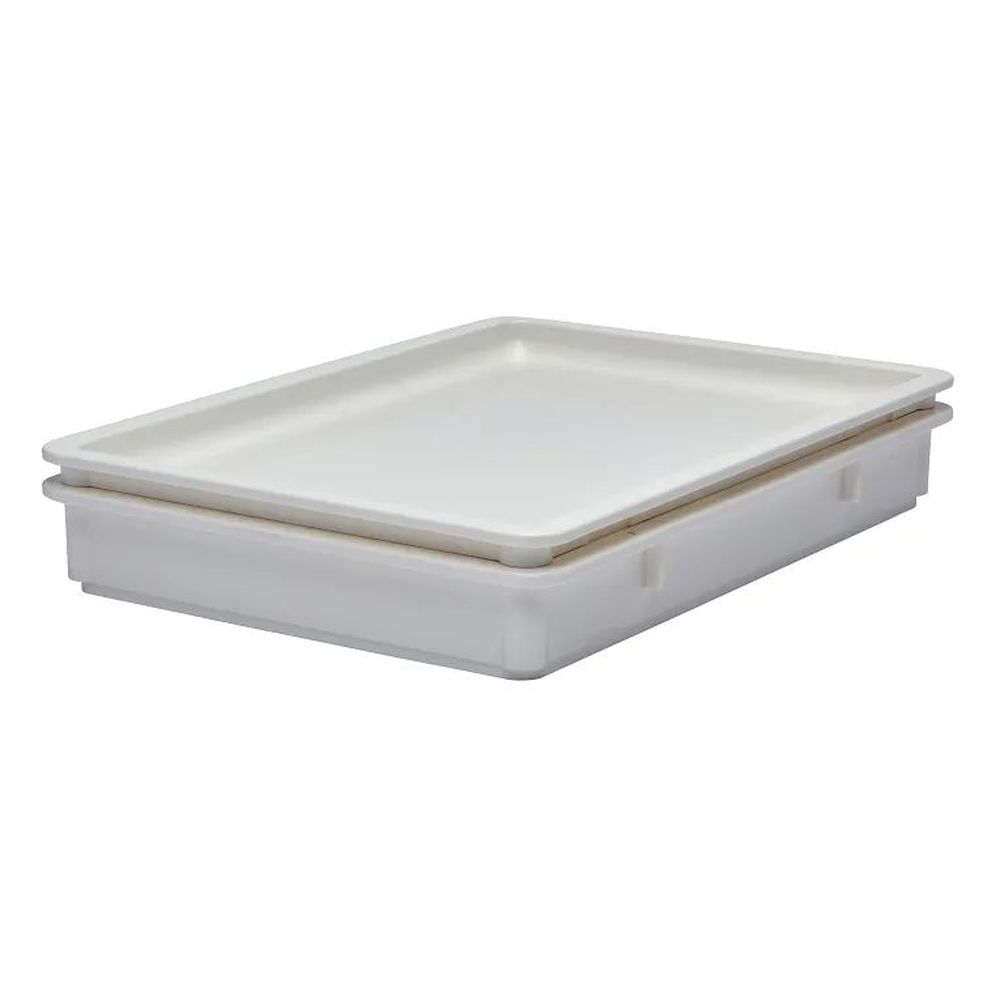 Cambro White Polypropylene Cover For Pizza Dough Box, 26 X 18 Inch -- 6 Per Case