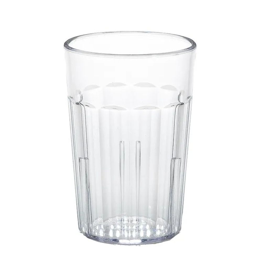 Cambro Clear San Plastic Newport Plastic Tumbler, 6.4 Ounce Capacity -- 36 Per Case