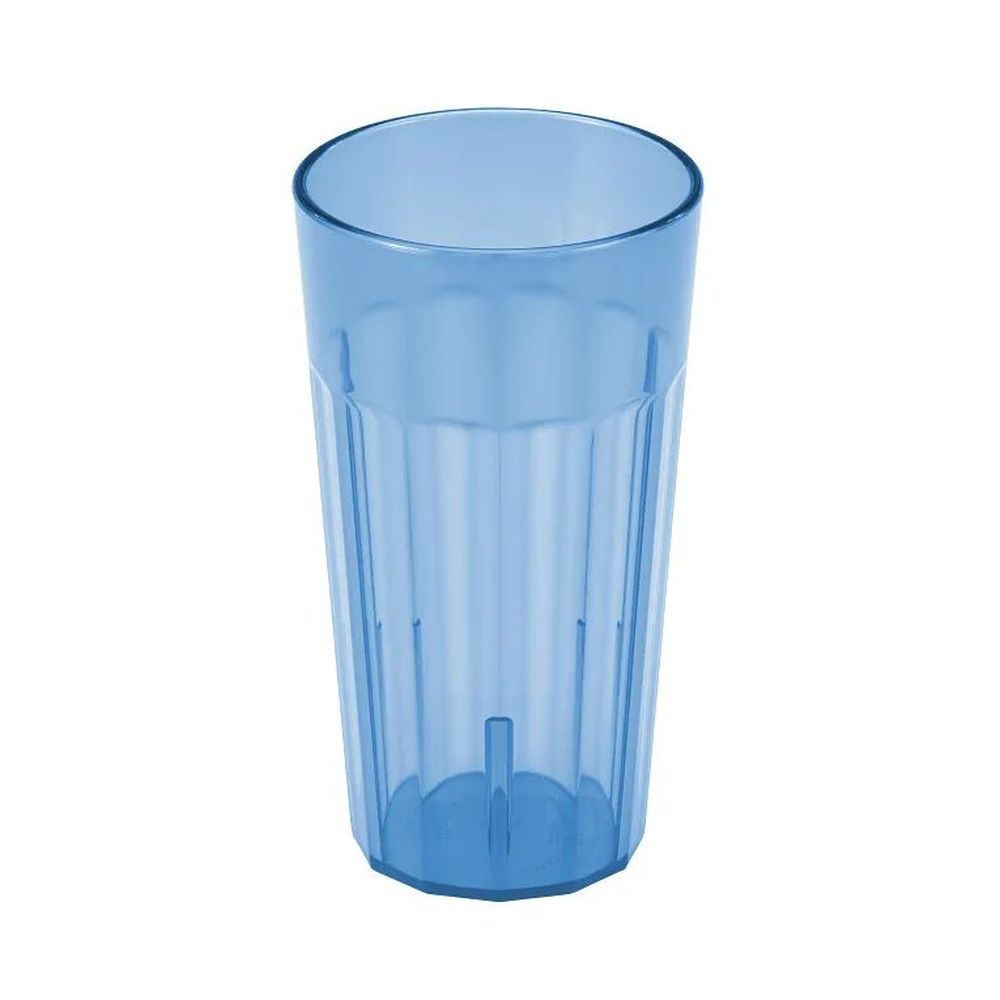 Cambro Slate Blue San Plastic Newport Tumbler, 22 Ounce Capacity -- 36 Per Case