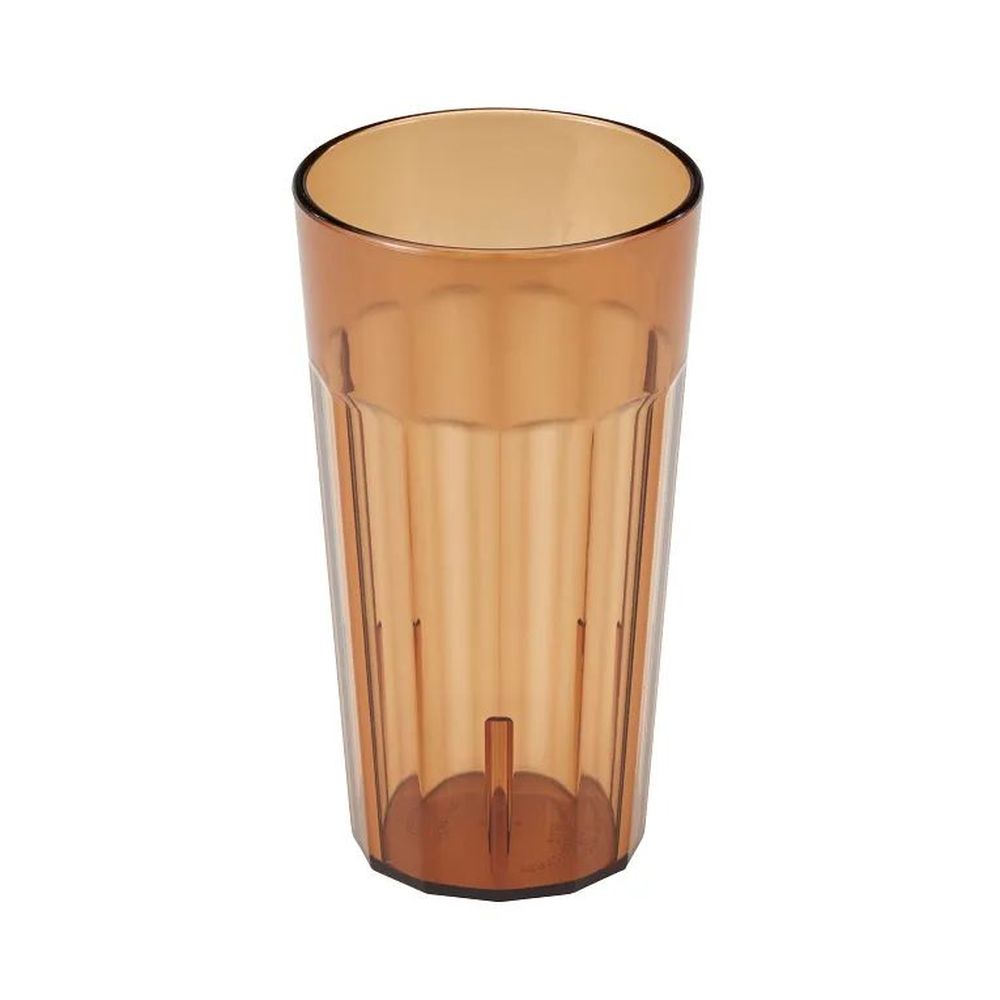 Cambro Amber San Plastic Newport Tumbler, 22 Ounce Capacity -- 36 Per Case
