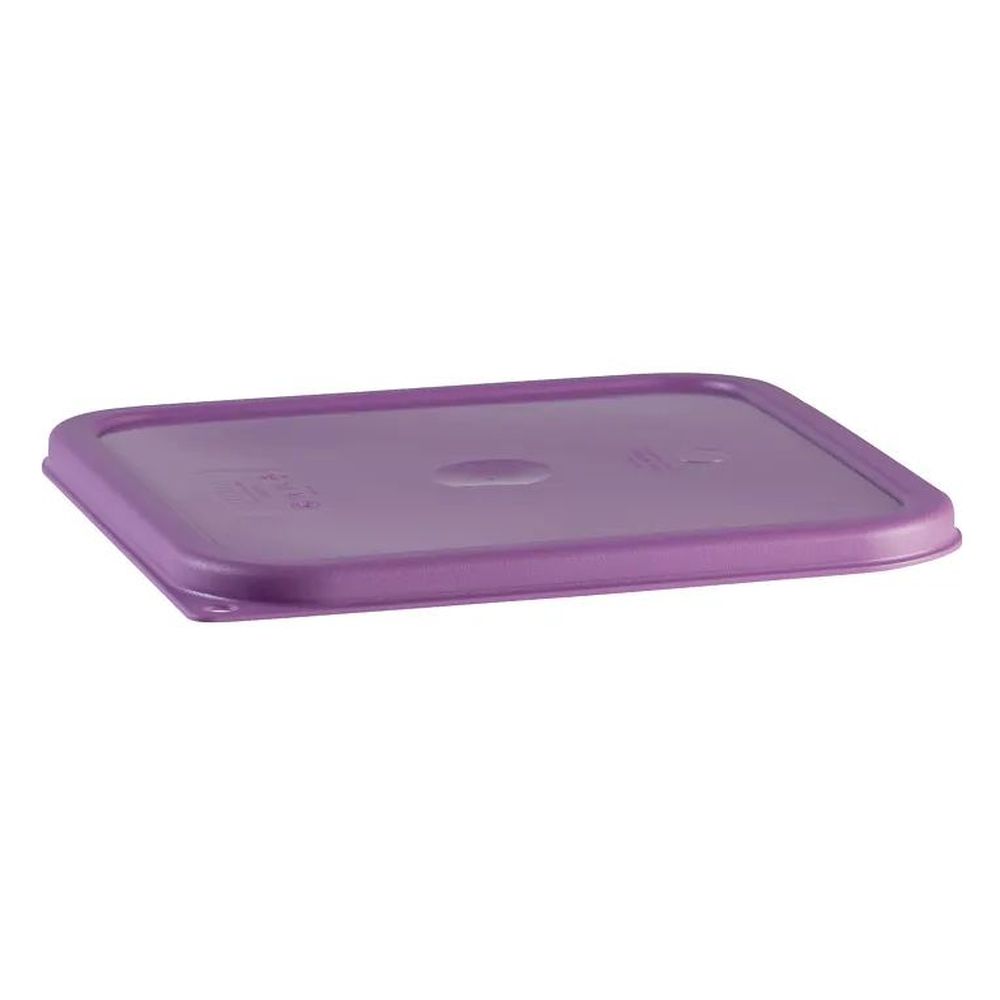Cambro Allergen Free Purple Seal Cover For 12, 18 And 22 Quart Camwear Camsquares Classic Series Containers -- 6 Per Case