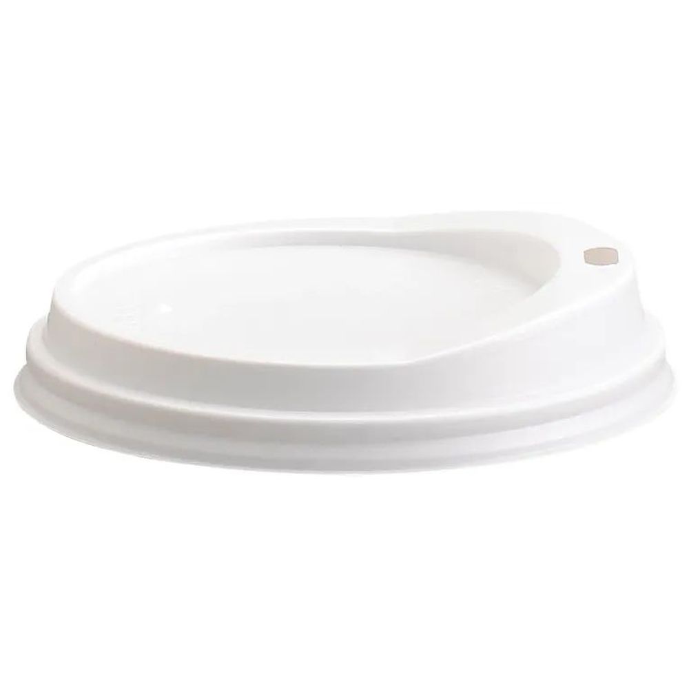 Cambro Shoreline Collection White Disposable Sip Lid Only, 3 9?16 X 11?16 Inch -- 1000 Per Case