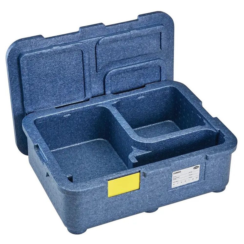 Cambro Cam Gobox Cold Blue 4 Compartment Meal Delivery Box, 48 X 35 Inch