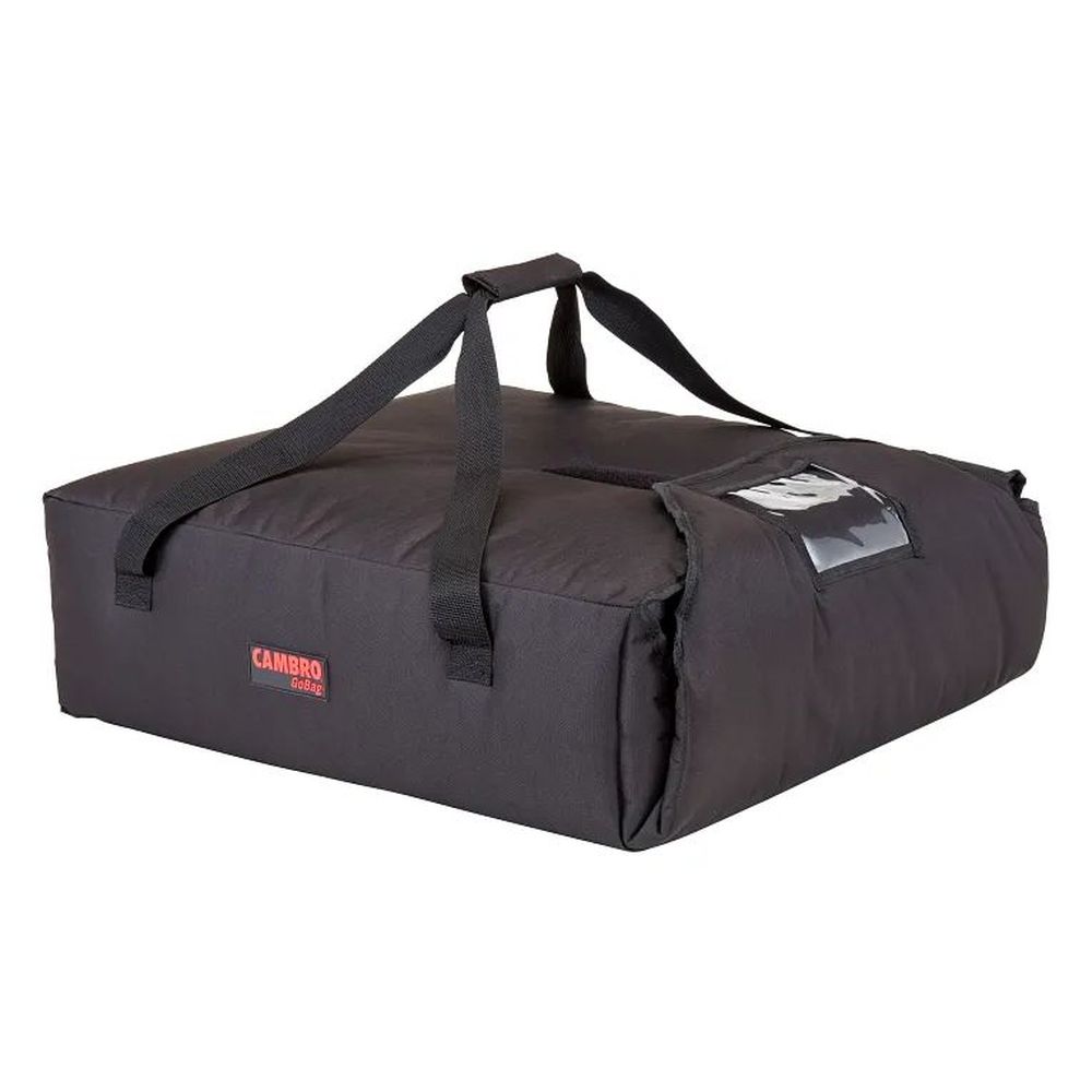 Cambro Gobags Black Insulated Standard Pizza Delivery Bag, 21 3/4 X 21 3/4 X 6 1/2 Inch -- 4 Per Case