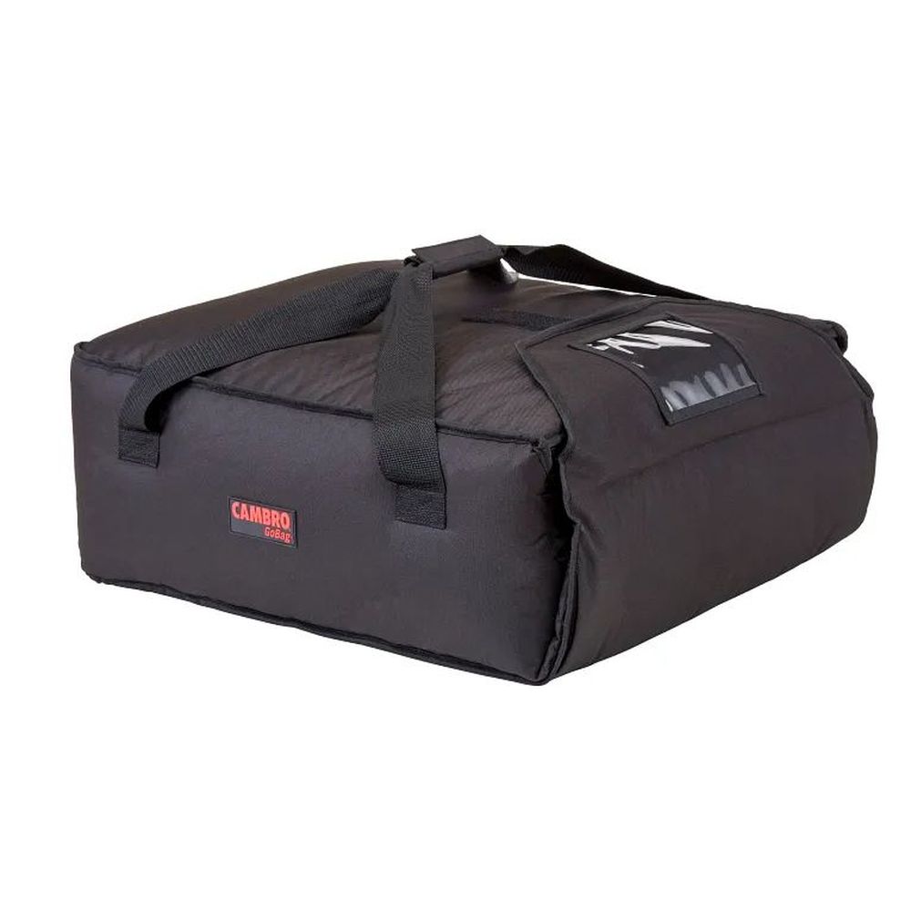 Cambro Gobags Black Insulated Standard Pizza Delivery Bag, 20 X 20 X 7 1/2 Inch -- 4 Per Case