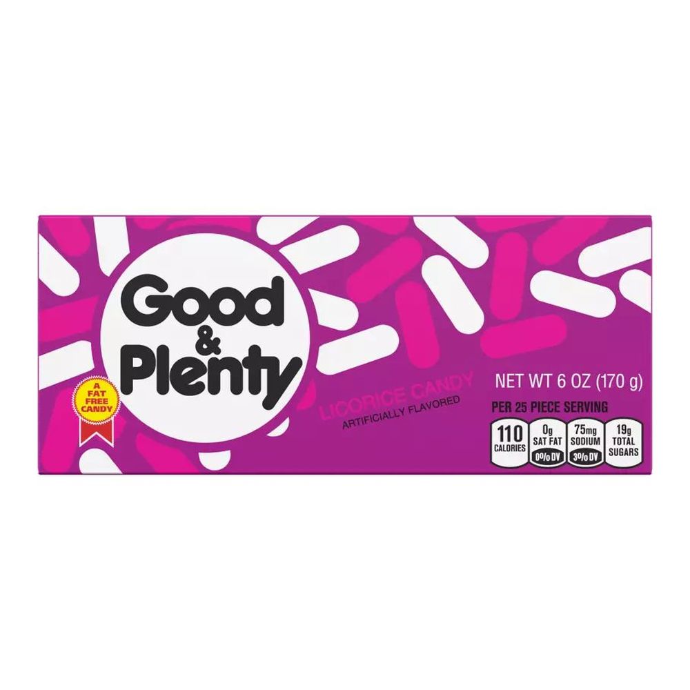 Good And Plenty Licorice Candy - Display Ready Case, 6 Ounce -- 12 Per Case
