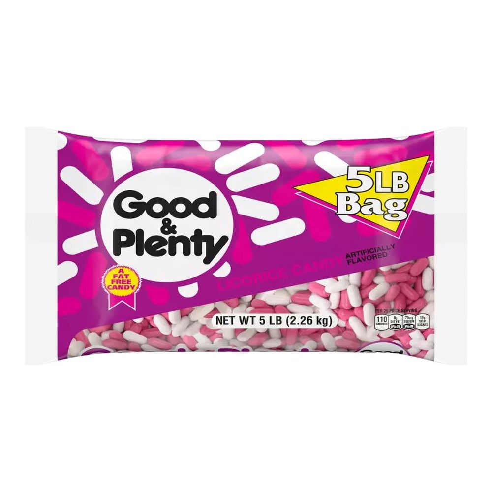 Good And Plenty Licorice Candy - Laydown Bag, 5 Pound -- 6 Per Case