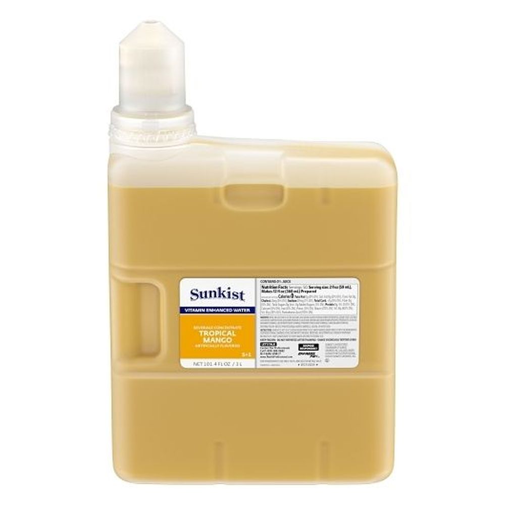 Sunkist Tropical Mango Concentrate, 33.78 Fluid Ounce -- 9 Per Case