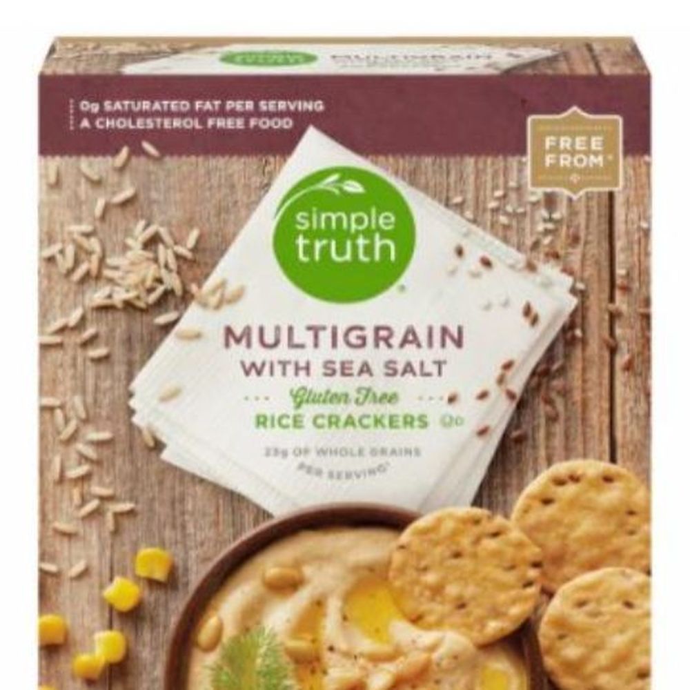 Simple Truth Multigrain Rice Crackers With Sea Salt, 3.5 Ounce -- 12 Per Case