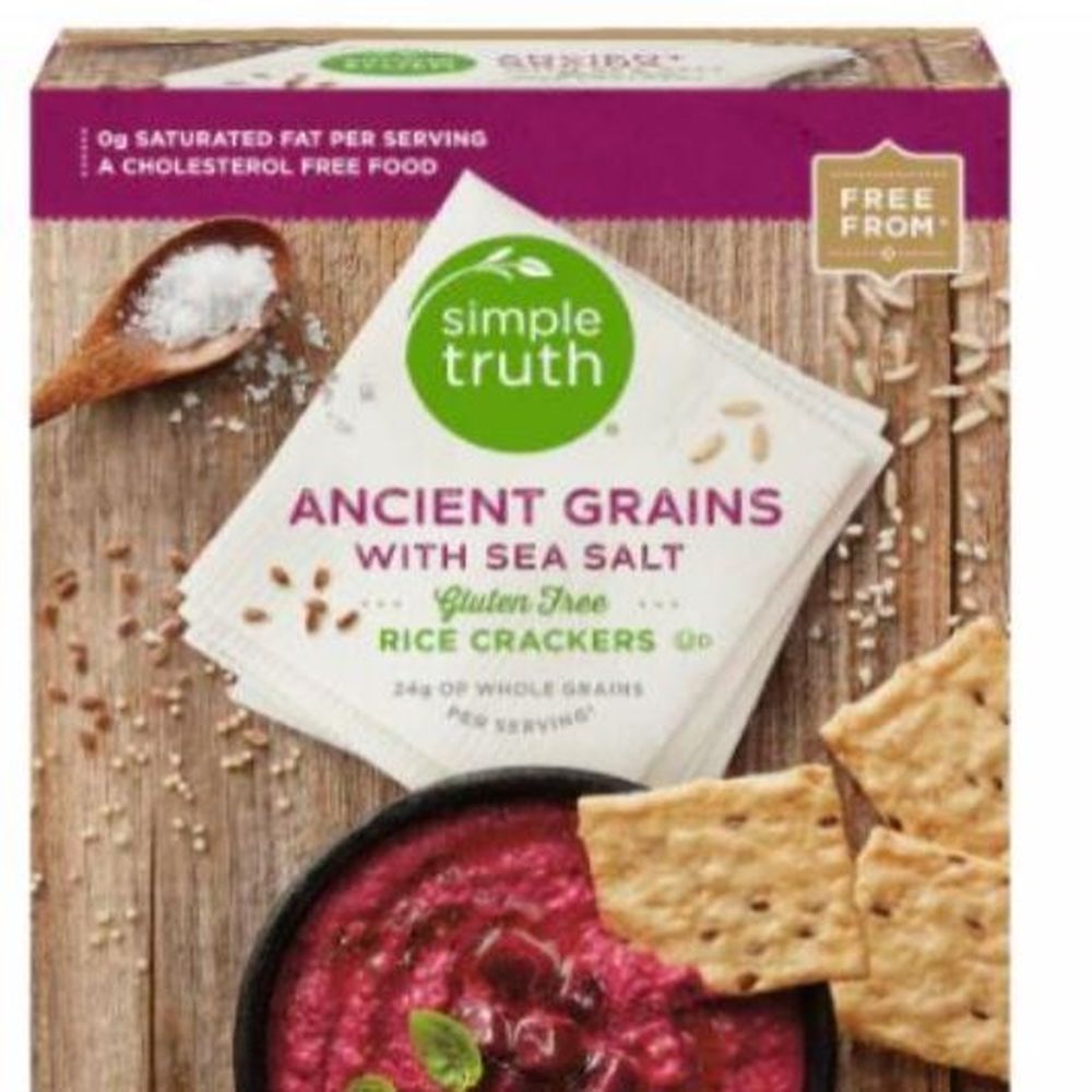 Simple Truth Ancient Grains Rice Crackers With Sea Salt, 3.5 Ounce -- 12 Per Case