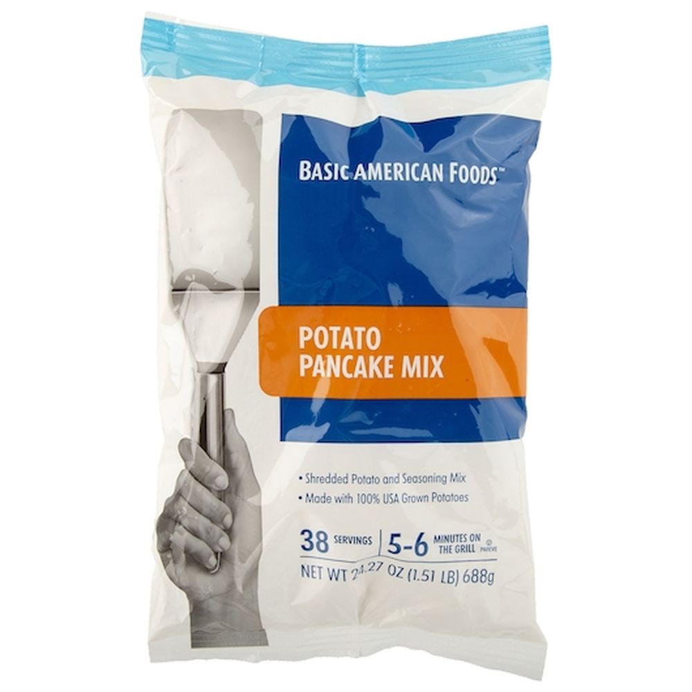 Basic American Foods Grill Potato Pancake Mix, 24.27 Ounce -- 6 Per Case