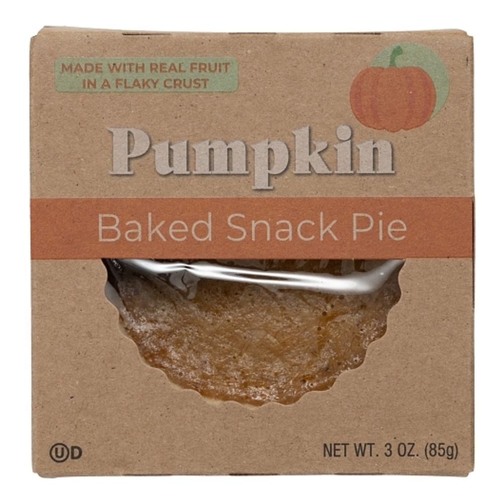 Old Fashioned 4 Inch Open Face Mini Pumpkin Pie, 3 Ounce -- 24 Per Case