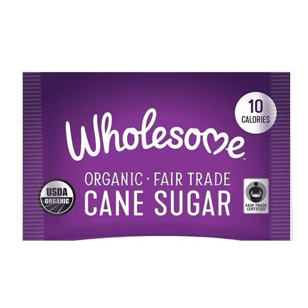 Wholesome Sweeteners Organic Cane Sugar Packet, 2.6 Gram -- 1000 Per Case