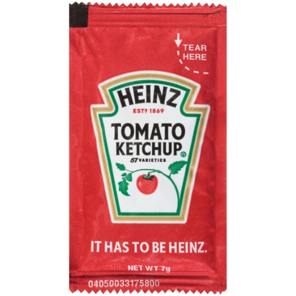 Heinz Single Serve Ketchup, 7 Gram