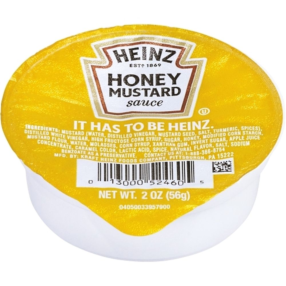 Heinz Honey Mustard Dip Cup, 2 Ounce -- 60 Per Case