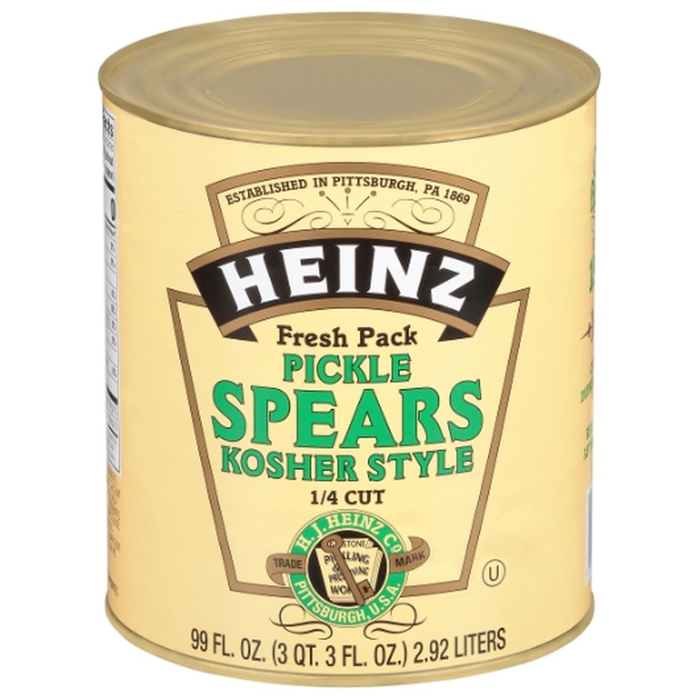 Heinz Dill 74 Count Pickle Spear Bulk, 6.99 Fluid Ounce -- 6 Per Case
