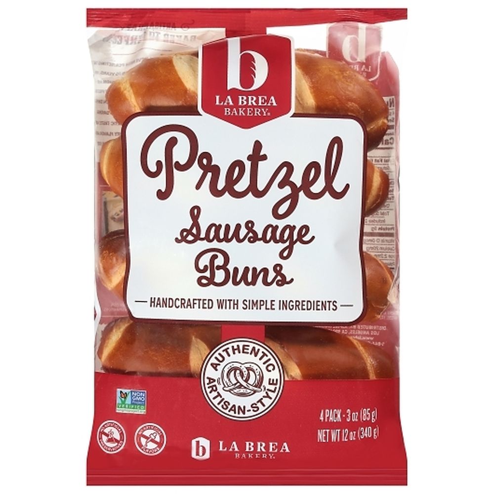 Pretzel Sausage Bun