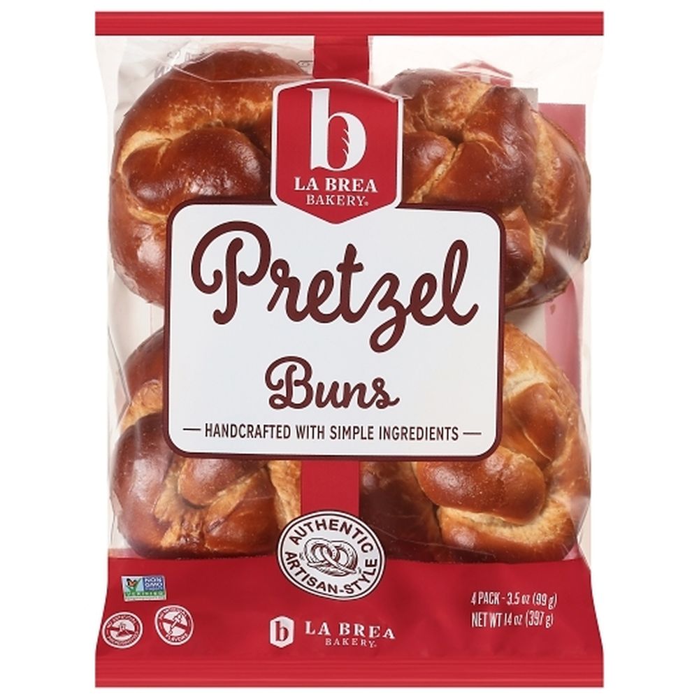 Pretzel Hamburger Bun