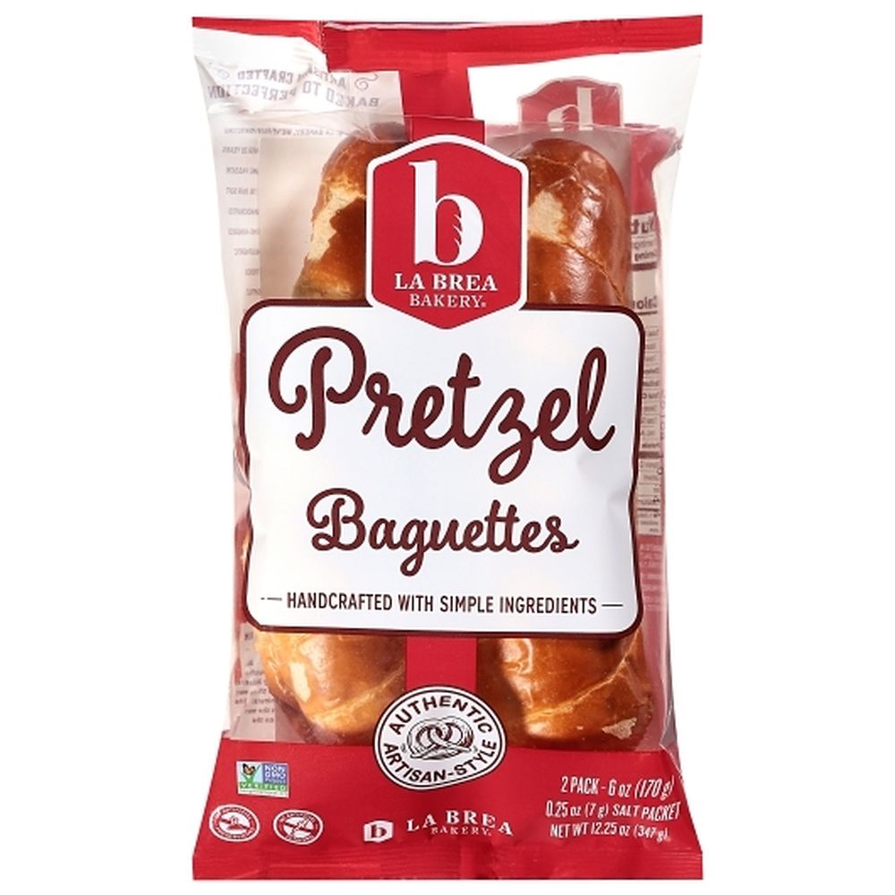 La Brea Bakery Pretzel Baguettes, 12.25 Ounce -- 24 Per Case