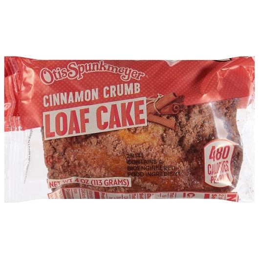 Otis Spunkmeyer Individually Wrapped Cinnamon Crumb Loaf Cake, 4 Ounce -- 24 Per Case