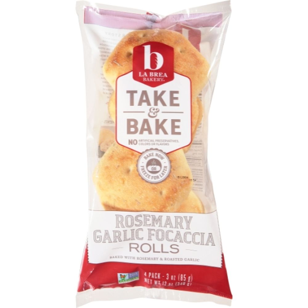 Take and Bake Rosemary Garlic Focaccia Roll