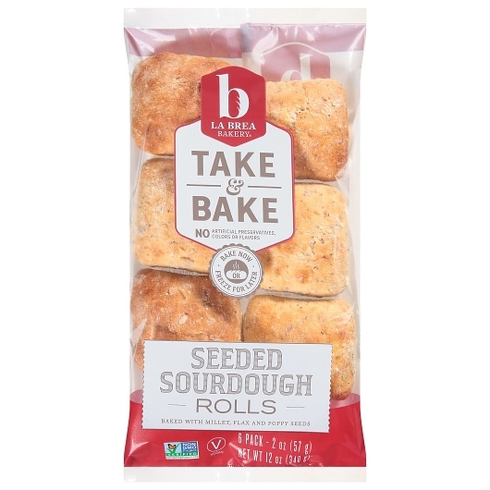Take and Bake Seeded Sourdough Roll