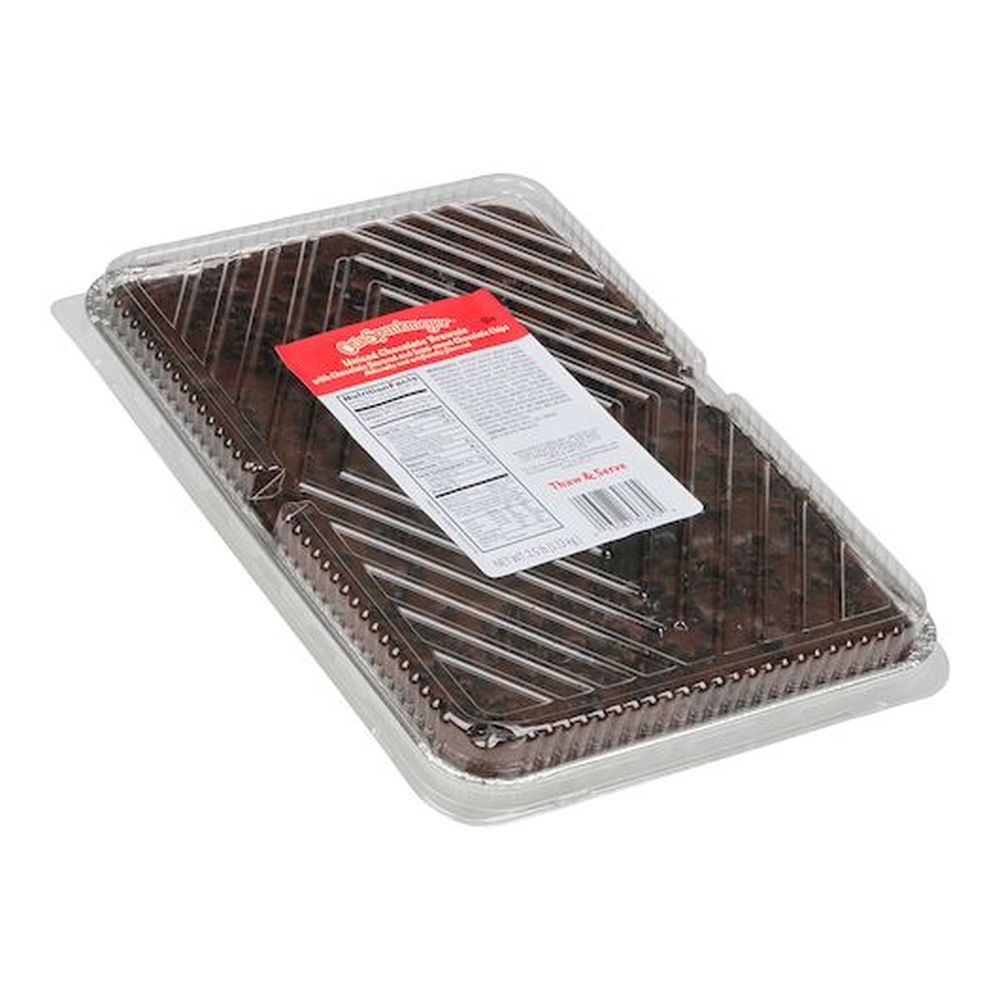 Otis Spunkmeyer Uniced Chocolate And Semi-sweet Chocolate Chip Brownie, 40 Ounce -- 8 Per Case