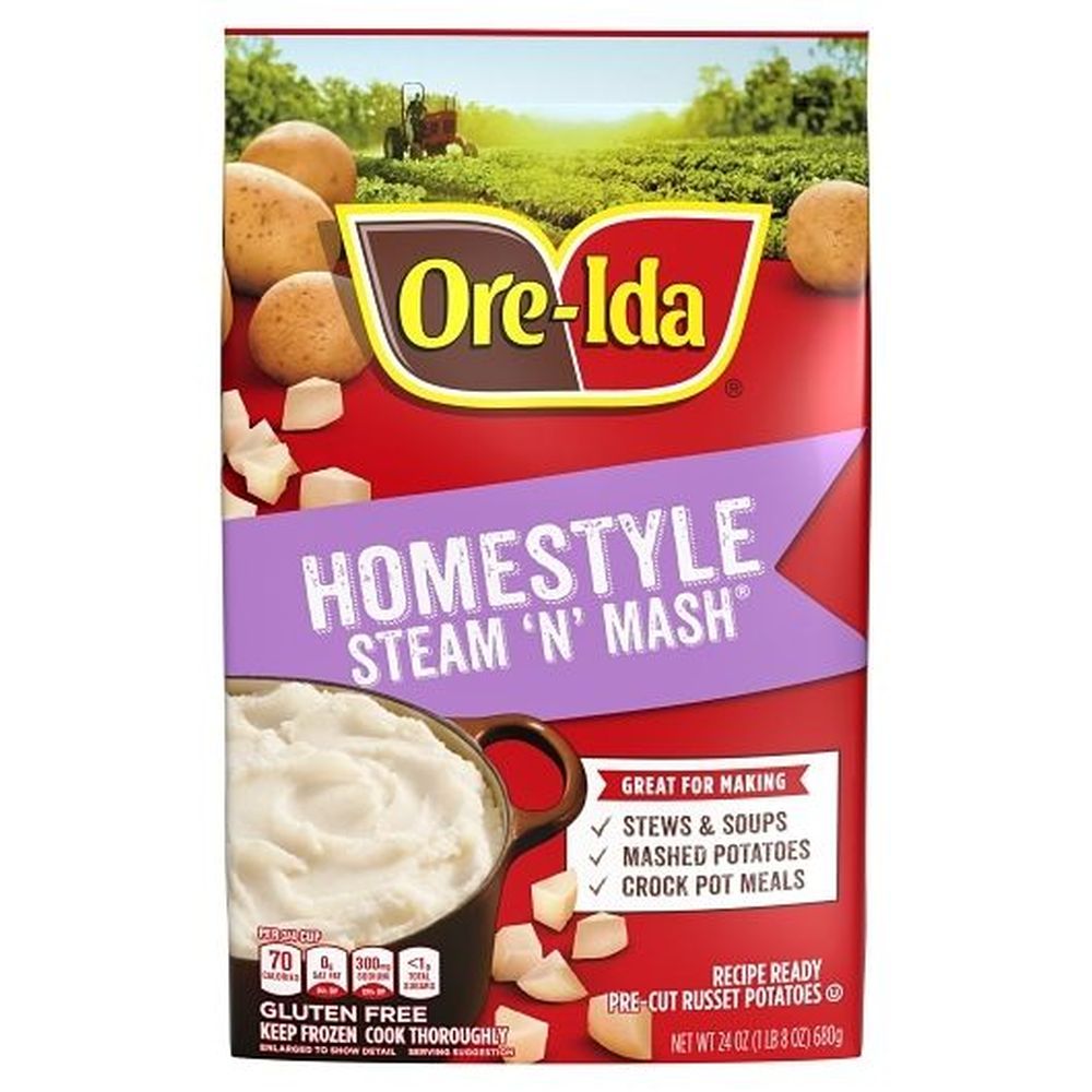 Ore-ida Steam And Mash Original Cut Russet Potatoes, 1.5 Pound -- 12 Per Case