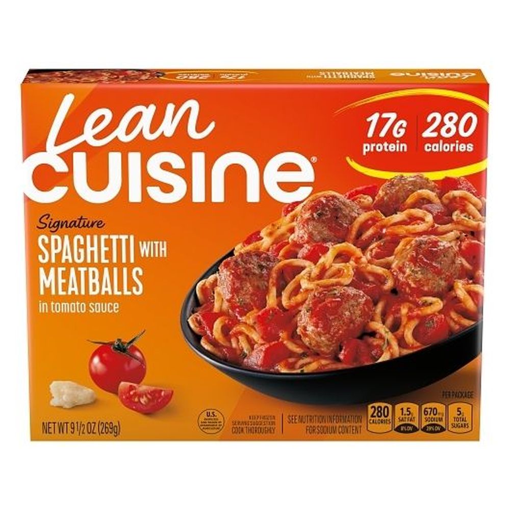 Lean Cuisine Spaghetti Pasta With Meatball In Tomato Sauce, 9.5 Ounce -- 12 Per Case