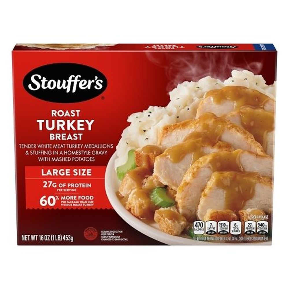 Stouffer's Large Size Roast Turkey Breast, 16 Ounce -- 12 Per Case
