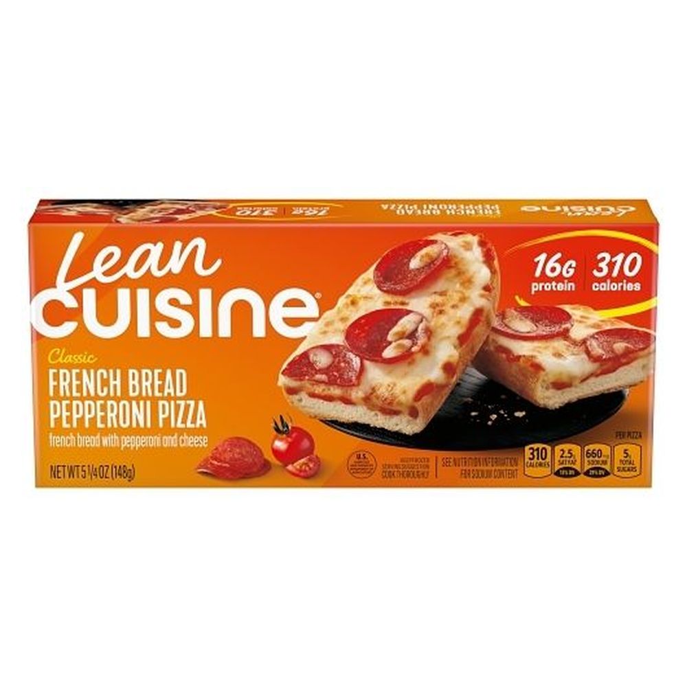 Lean Cuisine Classic French Bread Pepperoni Pizza, 5.25 Ounce -- 12 Per Case