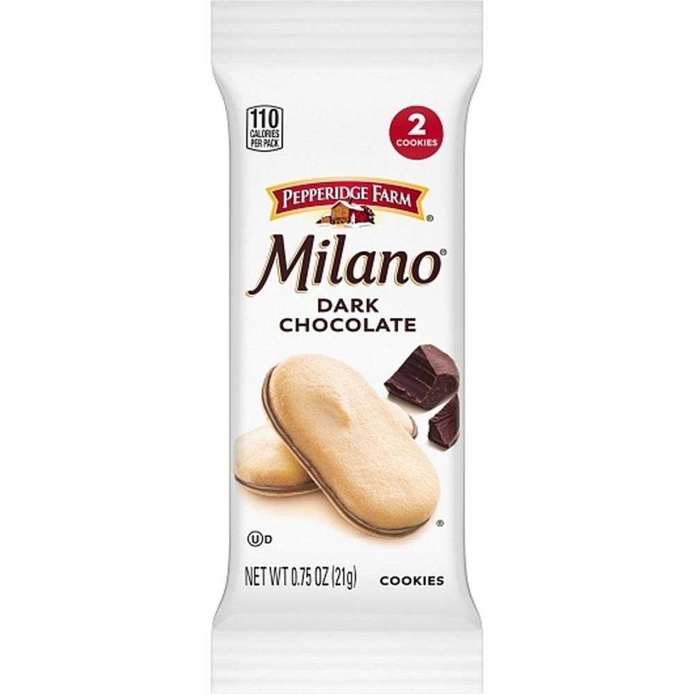 Pepperidge Farm Milano Dark Chocolate Cookies, 0.75 Ounce -- 120 Per Case