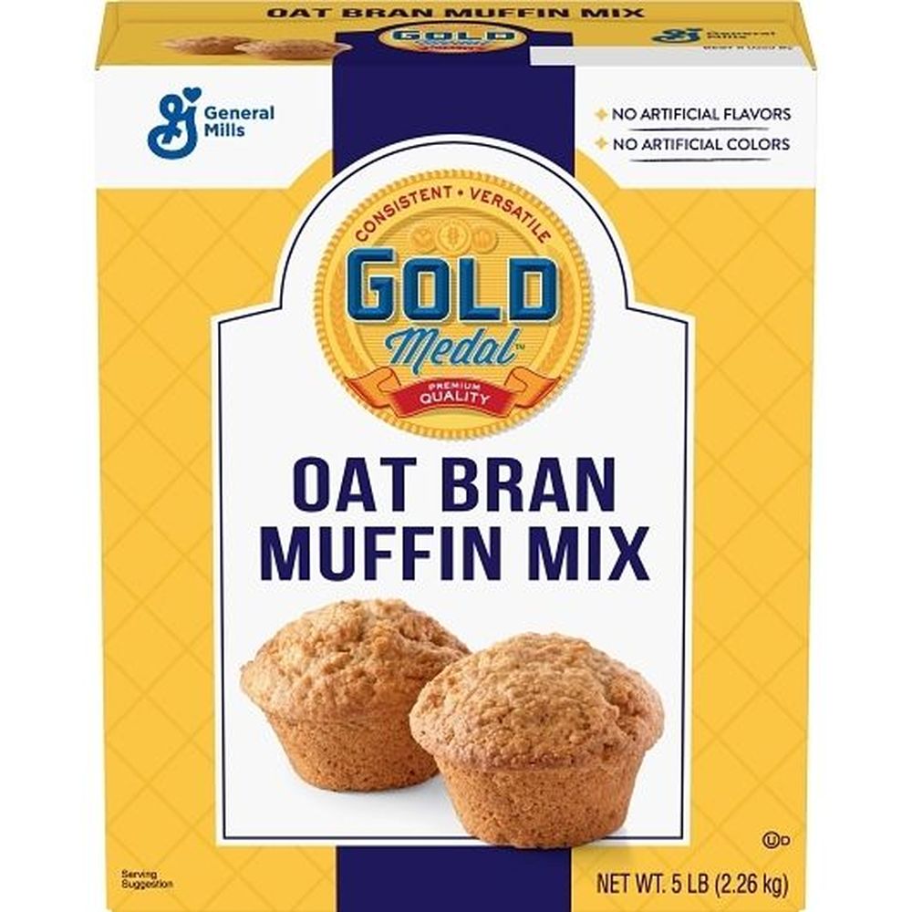 Gold Medal Oat Bran Muffin Mix, 5 Pound -- 6 Per Case