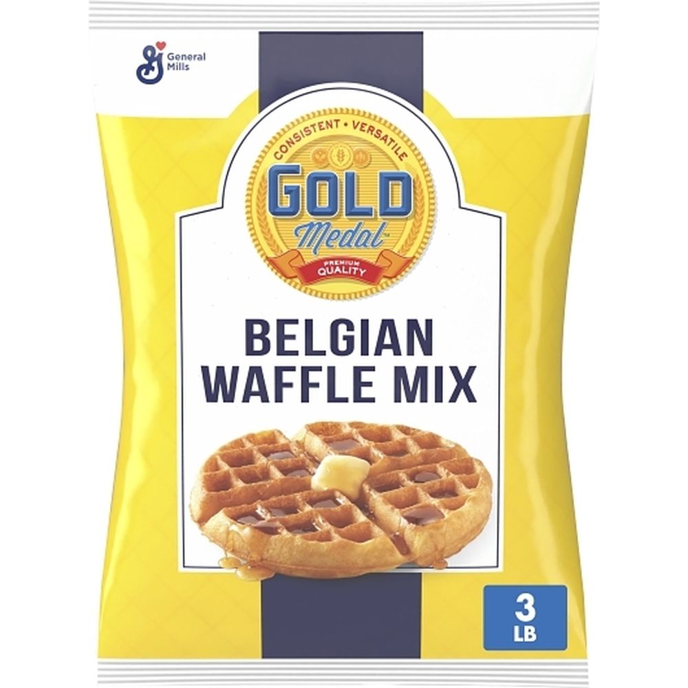 Gold Medal Belgian Waffle Mix, 60 Ounce -- 8 Per Case