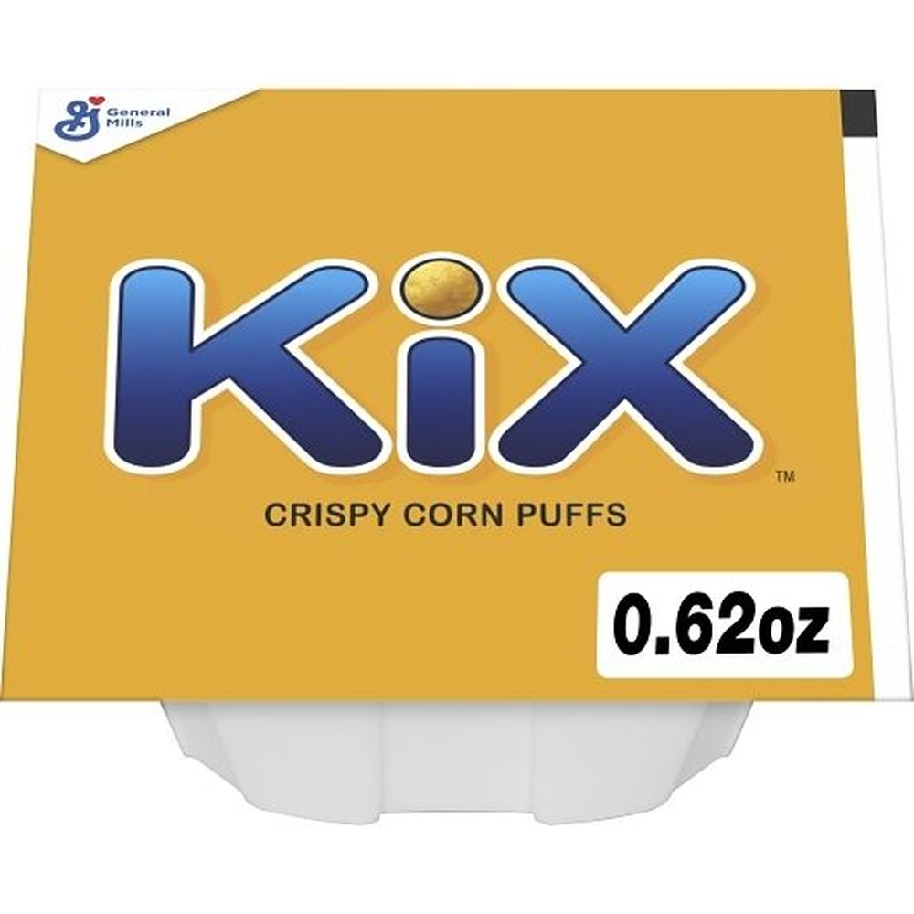 Kix Cereal Crispy Corn Puffs, Bowl Pak, 0.63 Ounce -- 96 Per Case