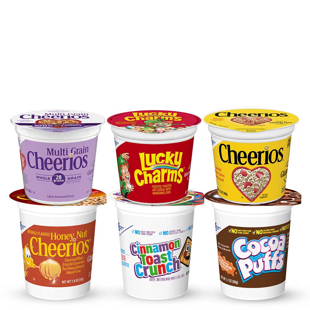 General Mills Cereal In A Cup Assorted Pack -- 60 Per Case