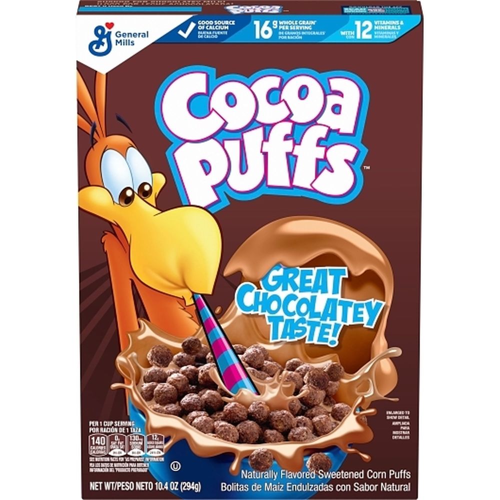 Cocoa Puffs Sweetened Corn Puff Cereal, 10.4 Ounce -- 12 Per Case