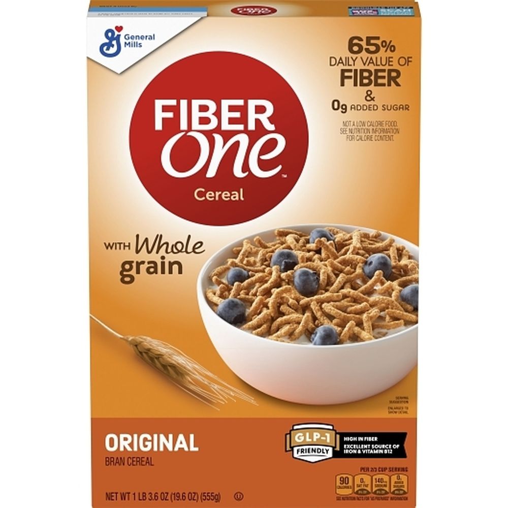 Fiber One Original Bran Cereal, 19.6 Ounce -- 6 Per Case